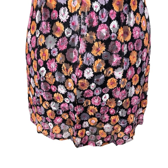 NWOT MISCREANTS Cupid Lace Mini Dress in Orange and Pink Floral, UK12 (US8) - Picture 8 of 13
